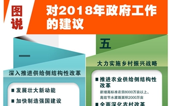 [兩會(huì)·政府工作報(bào)告]圖說(shuō)對(duì)2018年政府工作的建議