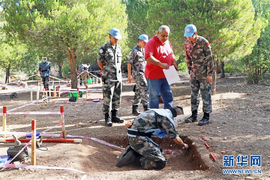 （國際）（3）中國新一批赴黎維和部隊獲得掃雷排爆資質