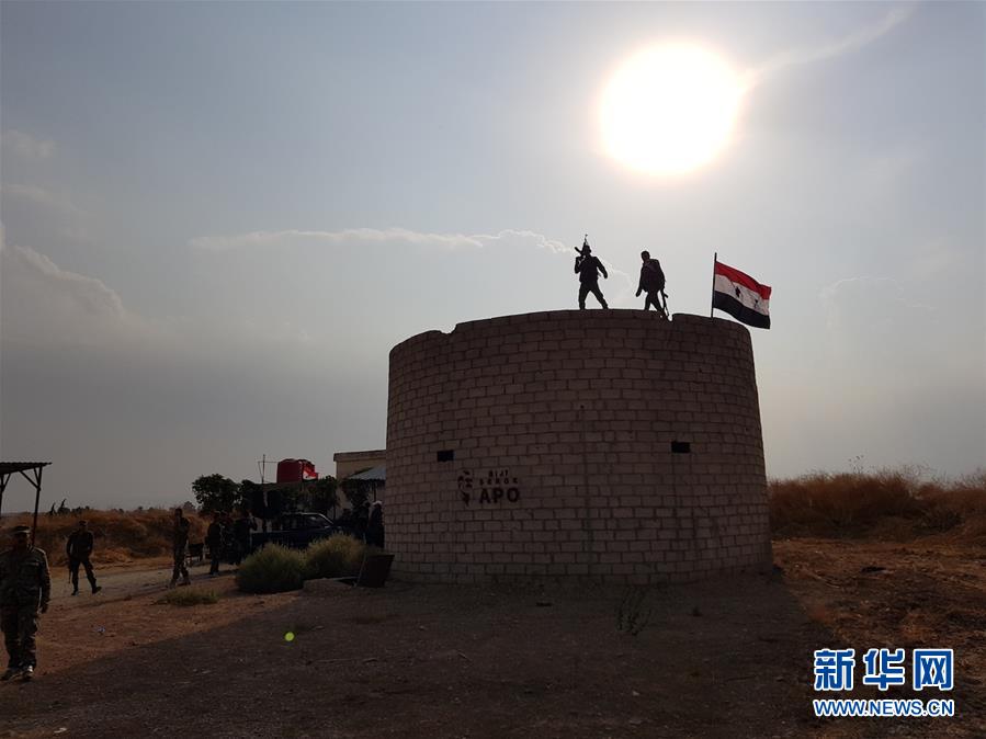 （國際）（1）敘政府軍進(jìn)駐國際聯(lián)盟撤出后留下的一個(gè)軍事基地