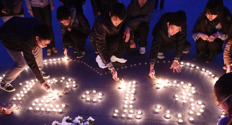 南京：燭光祭奠南京大屠殺遇難同胞