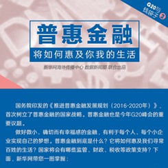 【G20系列圖解】普惠金融將如何惠及你我的生活？