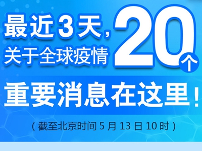 【圖解】最近3天，關(guān)于全球疫情20個(gè)重要消息在這里！